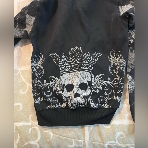 Queen Skull Hoodie Jacket - Picture 7 of 11